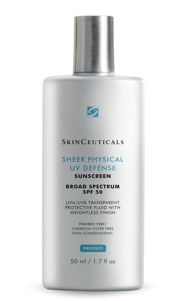 Sheer Physical UV Defense SPF 50 Best Sunscreen for Face SkinCeuticals