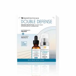 Double Defense: C E Ferulic + Daily Brightening UV Defense