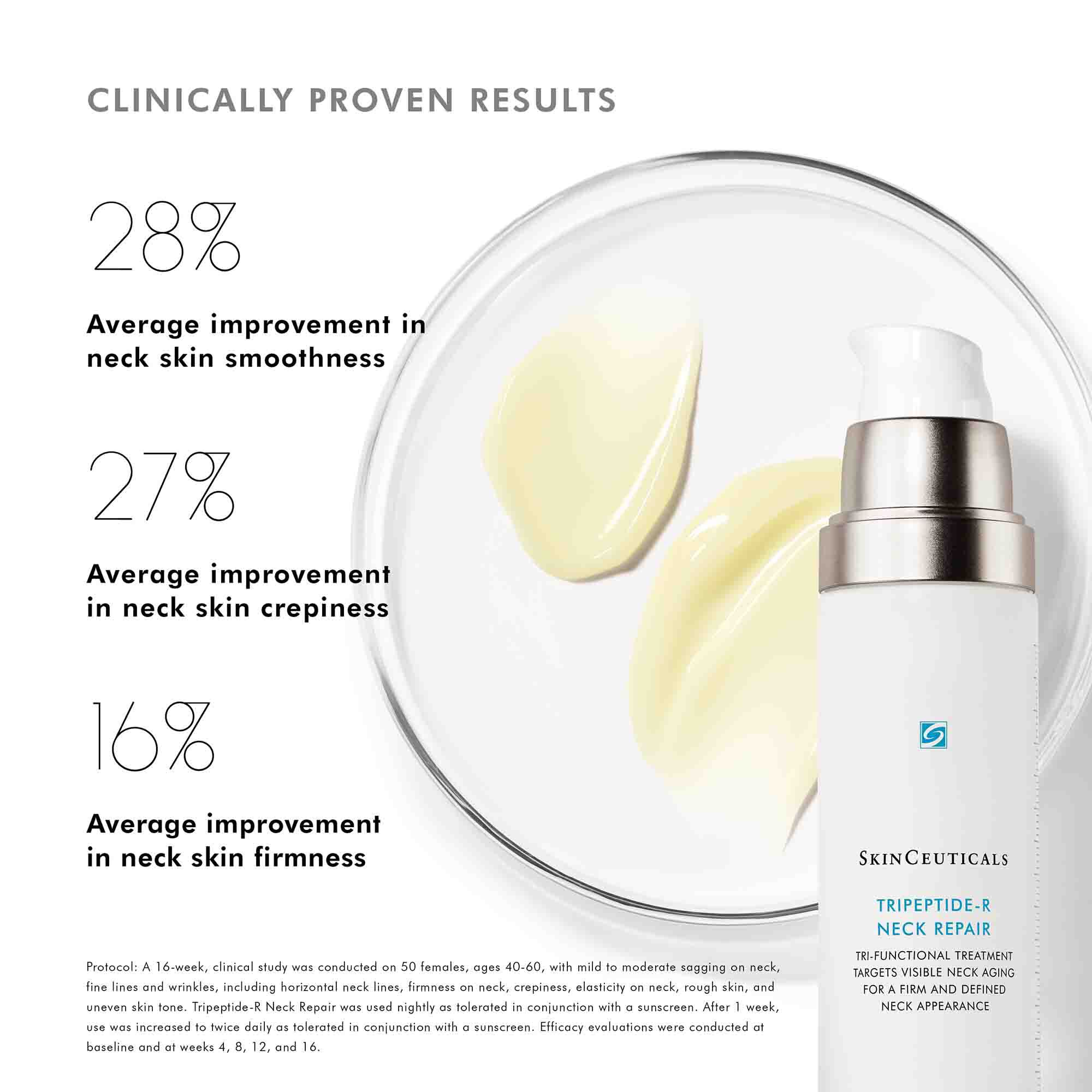 大人気新作 Tripeptide-R Neck Repair Neck Firming Cream | SkinCeuticals 美容液