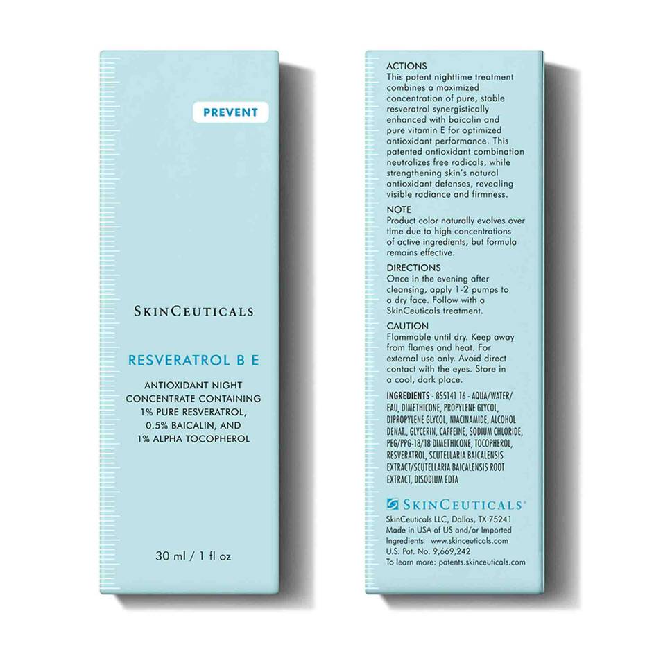 Antioxidant Resveratrol B E Nighttime Serum | SkinCeuticals
