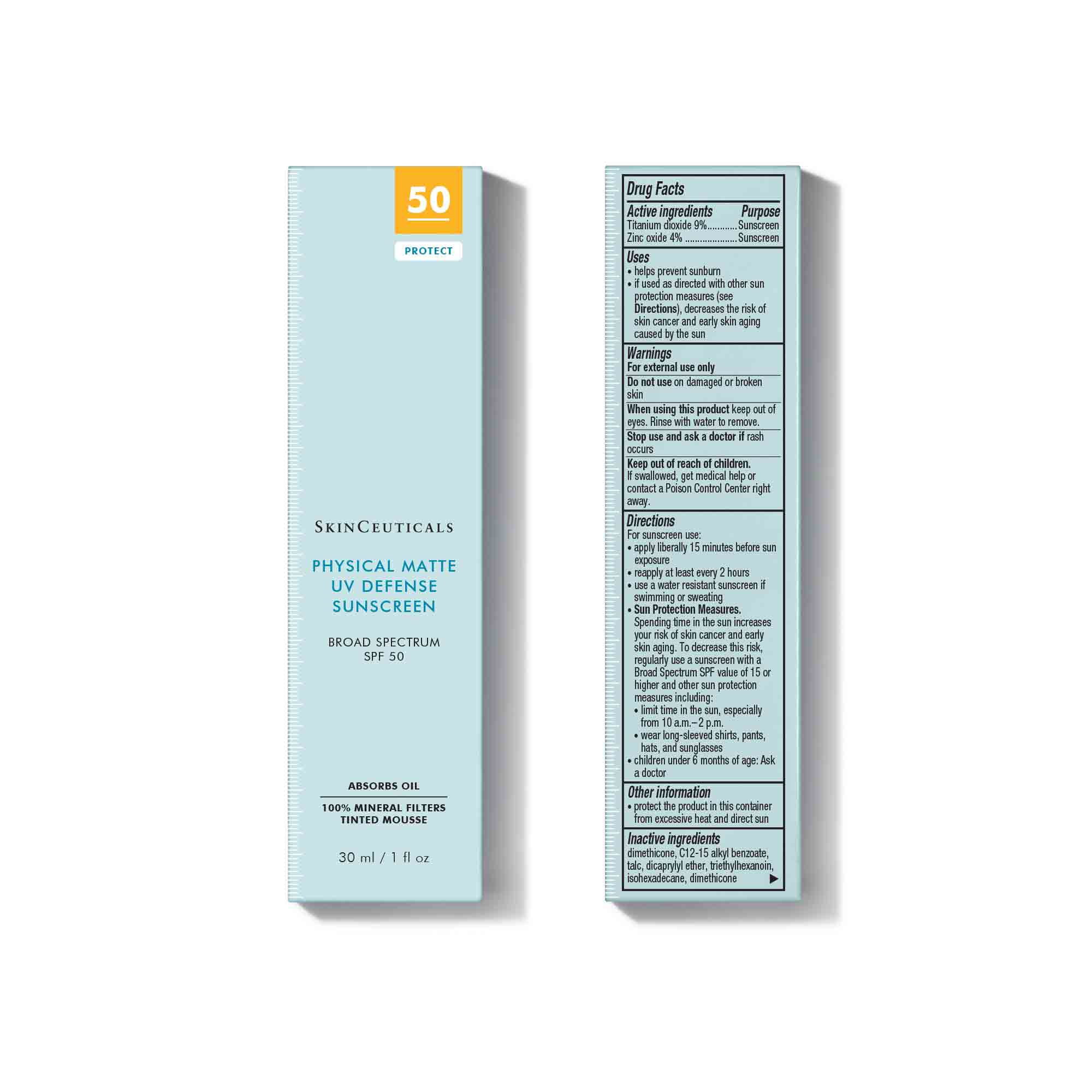Physical Matte UV Defense Sunscreen SPF 50