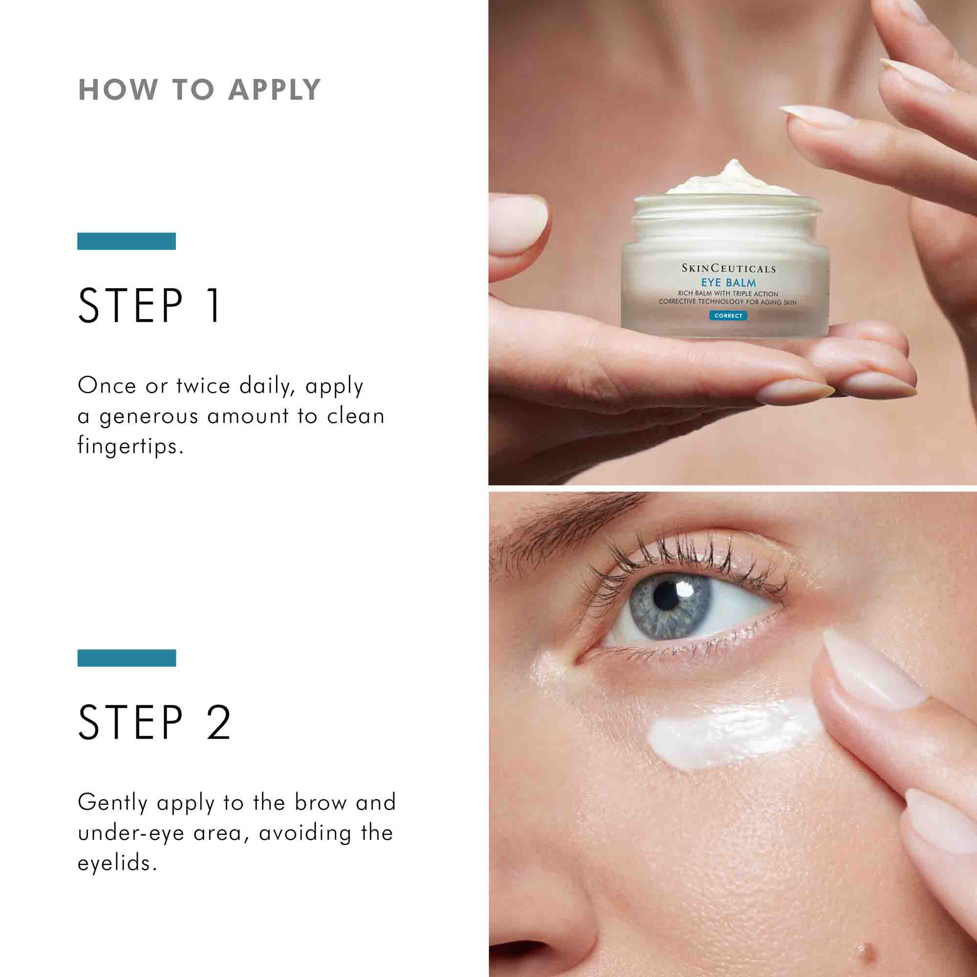 Eye Balm Cream for Eye Bags Puffy Eyes Crows Feet SkinCeuticals