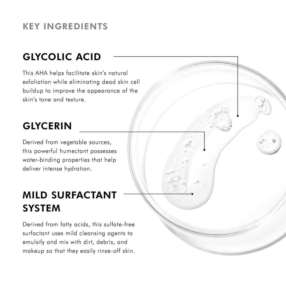 Purifying Cleanser with Glycolic Acid Gel Skin Cleanser SkinCeuticals